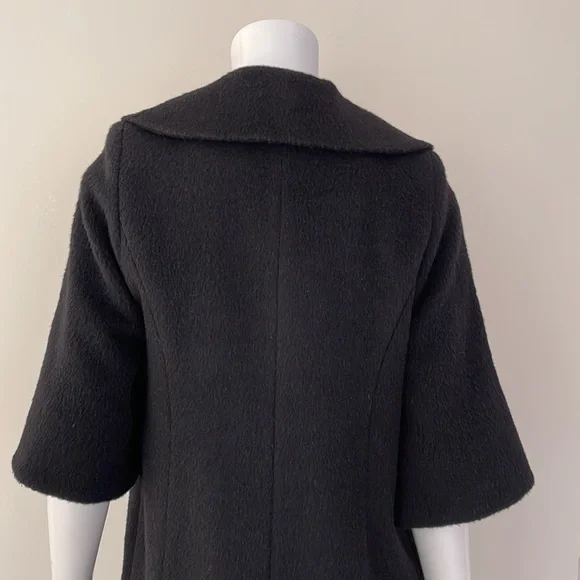 SMYTHE Opera Coat in Black - Picture 8 of 10